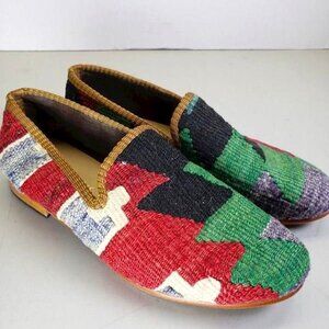 ARTEMIS DESIGN Kilim Wool Loafers Shoes  -  EU 38 / US 7.5